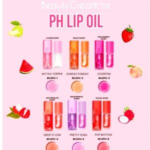 🍓🍊🍑BEAUTY CREATIONS ALL ABOUT YOU PH LIP OILS🍉🍊🍑